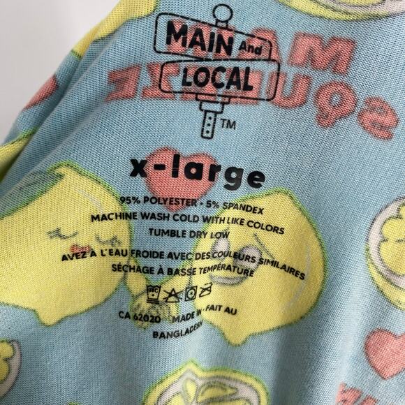 Main & Local Boxers Men’s XL Main Squeeze Lemons Hearts Whimsical Love - Picture 5 of 6